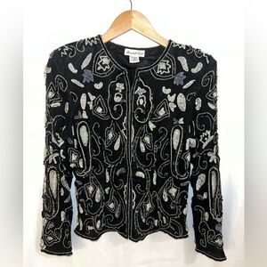 Petite Sophisticate beaded jacket